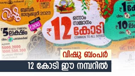 vishu bumper 2021 result|Live Kerala Lottery Results: Kerala Vishu Bumper 2021 .